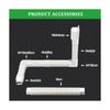 MOOITEK 3" 10Ft PVC Line Set Cover Kit for Ductless Mini Split Air Conditione...