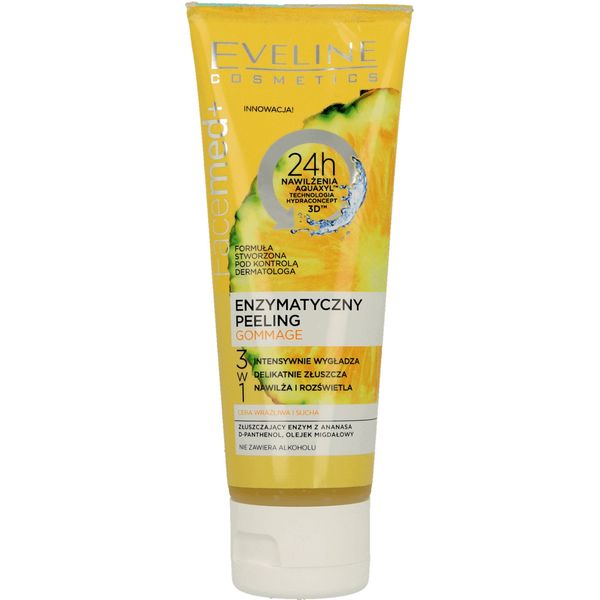 Eveline Gommage Peeling Smoothing & Brigthening Pineapple Enzyme Almond Oil 50ml