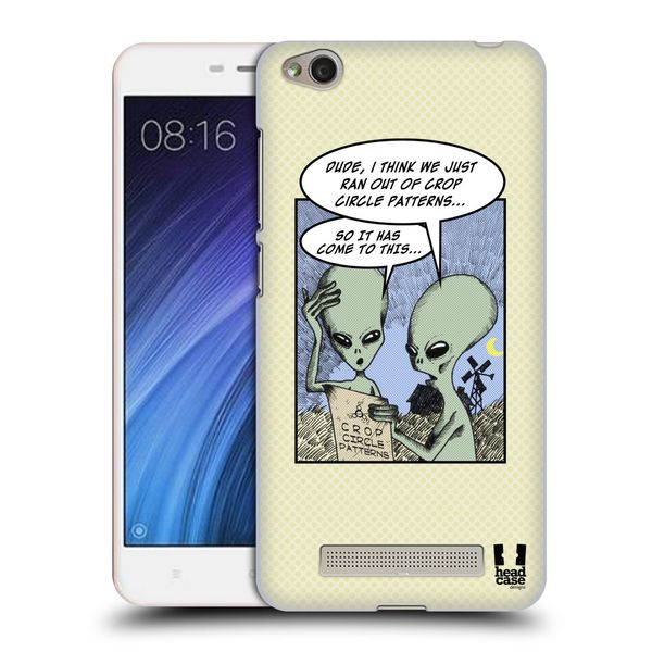 Head Case Designs Crop Circle All About Aliens Hard Back Case for Xiaomi Redmi 4a