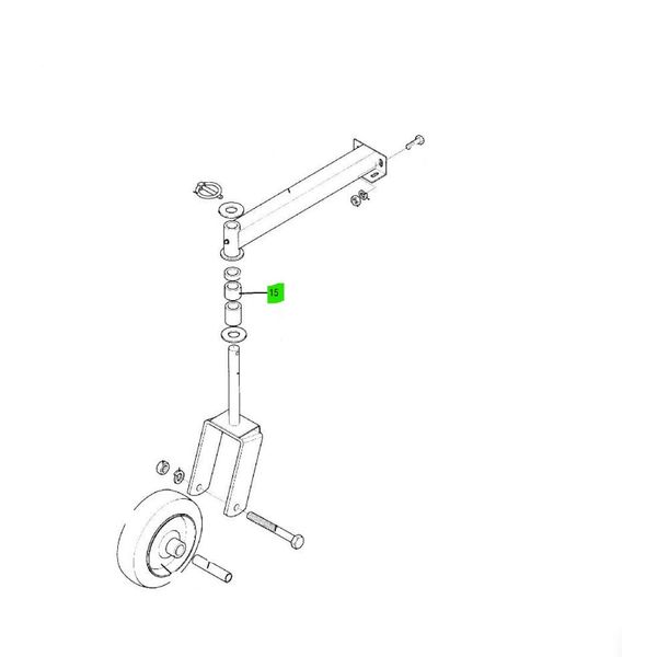 Bush Hog Finish Mower Complete Set Wheel Height Spacer 84612 & 84613