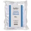 ForPro Premium Exfoliating Gloves for Cosmetic Application and Product Removal, One Size Fits Most, White, 6 Pairs