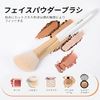 DUcare Teak Brush, Shading Brush, Face Brush, Diagonal Cut Makeup Brush, Powder Brush, Fluffy Makeup Brush, Powder & Teak Brush, Made with the Highest Quality Taklon