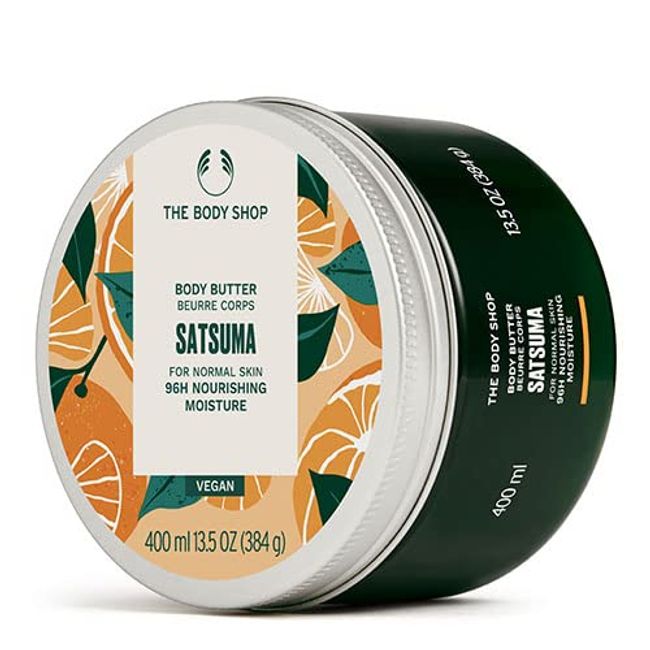 The Body Shop Official Body Butter Satsuma, 13.5 fl oz (400 ml), Genuine Product