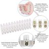 6 Pack Clear Electrical Terminal Blocks,Wire Connectors for Secure and Reliable Electric Wire Connections