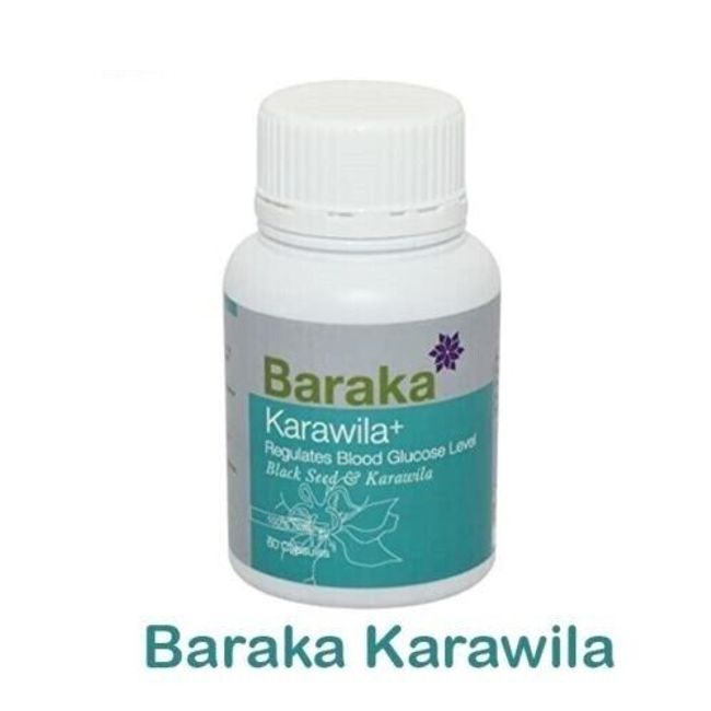 BARAKA Karawila Plus (bitter gourd) - 60 Caps Control Your Blood Sugar Level ++