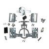 RI-KEY Security - Universal Garage Door Lock Kit with Spring Latch and Keyed Handle