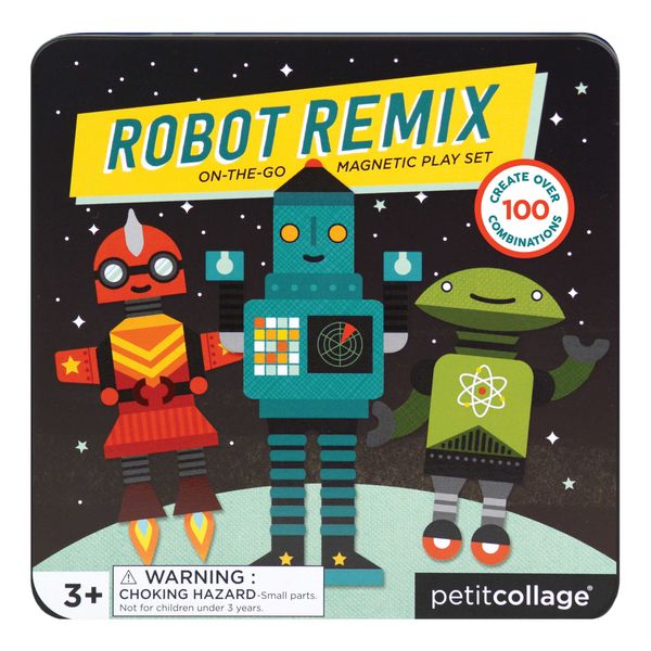 Petit Collage | Magnets | Game On The Go Robot