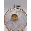 Wooden button needleminder | two pack | cross stitch accessory | handmade large and small