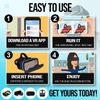 VR Headsets Compatible with iPhone & Android Phone-Virtual Reality Headsets New 3D VR 2021VR6.0