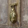 Polished Brass Bat Door Knocker