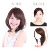 My Energetic Wig, Medium, Elegant Medium Wig, For Women, Full Wig, Heat Resistant, M3C7 (Medical Base + Human Hair Mix, C9 Slightly Bright Brown)
