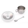 Keith Ti3601 Pure Titanium Coffee Cup Set, Authentic, Lightweight, Rustproof, Gift, Stylish, Simple, Titanium Cup, Coffee, Mug, Camping