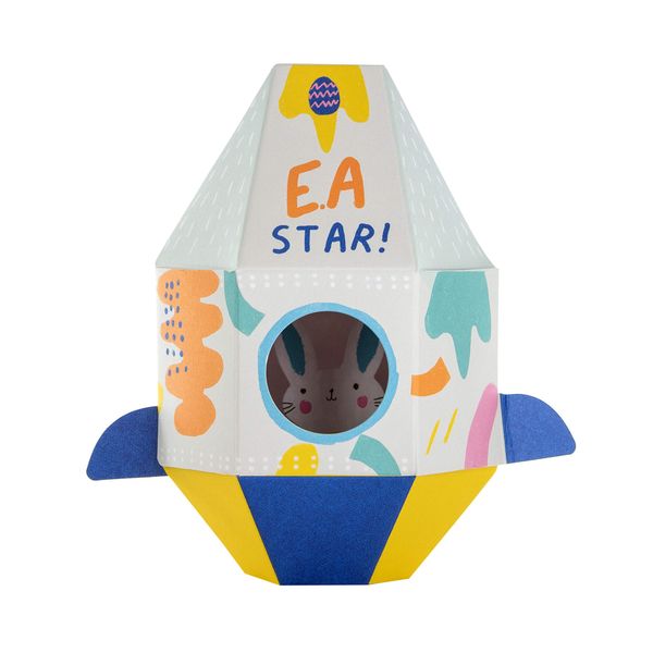 Hallmark Easter Activity Card - Detachable Pop-up 3D Rocket Design