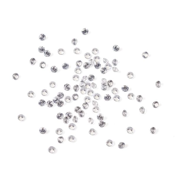 Craftdady 1000pcs Clear Cubic Zirconia 1mm Mini CZ Rhinestone Bulk Loose Stone For Jewellery Making Repairing