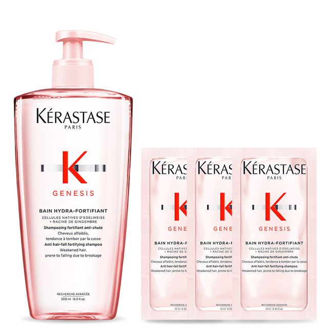 [Kerastase] [Strengthening scalp barrier/for normal, oily scalp] Bang Genesis Original Shampoo 500ml [Additional 3 types of shampoo sachets provided]