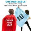 Everfan Orange Polyester Satin Superhero Cape - Kids