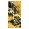 Mac Harrier iPhone 13Pro Hard Case Wind God and Thunder God Pattern Clear Smartphone Case