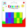 Anker Kids Create, Arts & Crafts, Brick Shape Erasers, Assorted, 29.7x21x2 cm