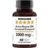 MONOHERB Active Hexose 10x Correlated Compound Complex 1000 mg per Serving - 60 Capsules - 30 Servings