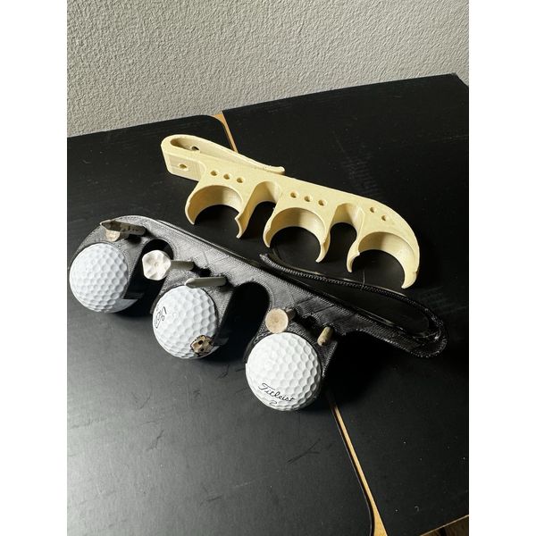 3D Printed Golf Ball & Tee Holder For Golf Bag- HIGH TEMP