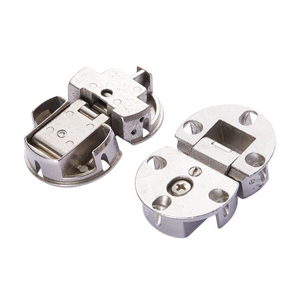 2 Pcs 90 Degree Page Turning axis Adjustable Back Flap Hinge Adjustable Cabinet Door Hidden Hinge Dedicated Table Drop Hinge for Folding Dining Table with Mounting Screws