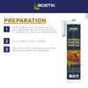 Bostik Express Pointing Mortar, Ready to Use, Weather Resistant, Colour: Grey, 310ml