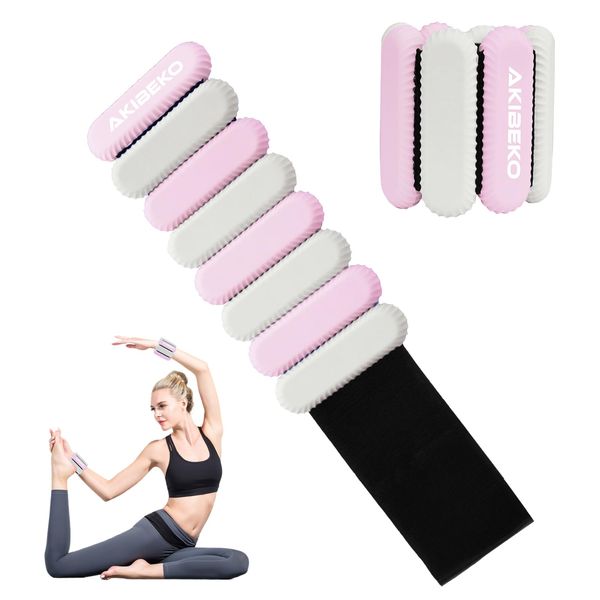 Wrist and Ankle Weights for Women at Home, Wearable Set of 2(1Lbs Each) Weighted Bracelet for Men, Adjustable Arm & Leg Weights for Workout, Walking, Exercise, Gym, Running