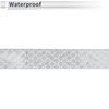 RATCHROLL Reflective Bumper Decal Diamond Fluorescent White Rectangle Diamond Grid Pattern Reflective Car Sticker Personalized Decoration
