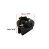sourcingmap 10pcs Car DC 12V T10 Wedge Twist Lock Base Socket Light Bulb Holder