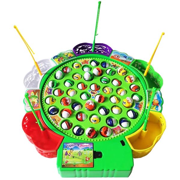 Kiumi Fishing Game, Electric Spinning, Spinning, Fishing, Music, Educational Toy, Play, Children, Birthday, Christmas, Gift