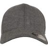 Flexfit Mütze Herringbone Melange Baseball Cap,Schwarz/grau,S/M