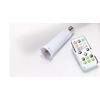 **Cascade Pro 2-in-1 Socket 19" Ceiling Fan & LED Light with Remote - White