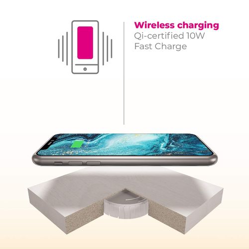 Eggtronic Invisa-Qi | 10W Hidden Wireless Charger - DIY Turn Any Piece of Furniture into a Wireless Charging Spot for Smartphones, Qi Certified (IQP10)