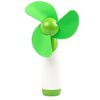 TRIXES Handheld Soft Blade Fan Green Adjustable Head