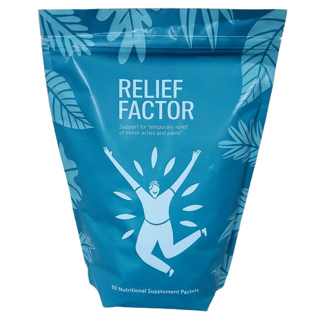 Relief Factor 60ct - Minor Pains Aches Joint Relief - FREE Same Day Ship Mon-Sat