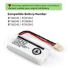 Rechargeable Battery Pack for Cordless Phones Compatible with Various Handsets