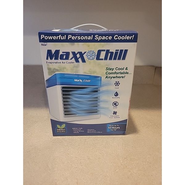 Maxx Chill 120-Volt White Portable Air Conditioner With Led Nightlight {DD}