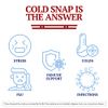 OHCO Cold Snap - Chinese Herbal Supplement for Deep-Level Immune Support - Immune System Booster with 20 Natural Ingredients Including Ginseng & Ginger - Fast Acting for Sudden Issues - 120 Capsules