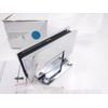 GTW Chrome Heavy Duty Square Short Back Plate Shower Hinge HH107-CH
