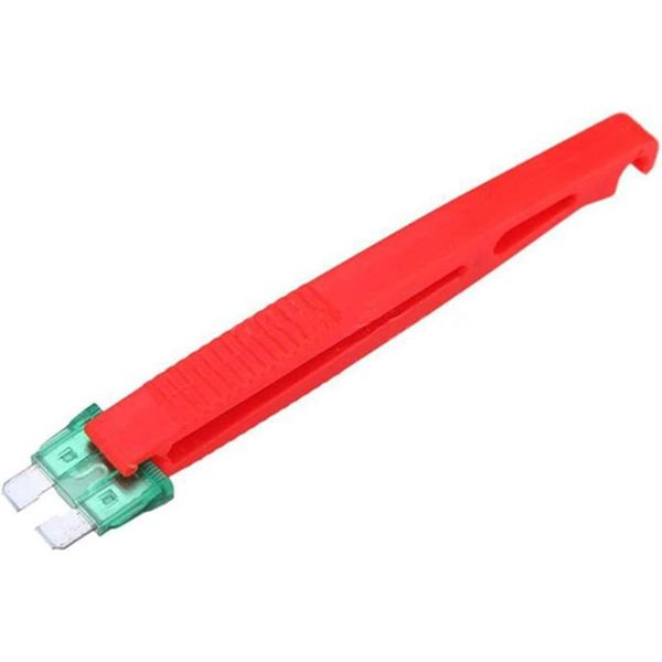 Red Car Fuse Puller Clip Universal Car Mini Plastic Fuse Puller Insertion-Removal Tool, Tools