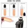 XIAONAN 20 Pcs 60ml LDPE Plastics Dropper Bottle Refillable Empty Plastic Squeezable Eye Liquid Bottle (Bottles + Caps + Tips+4 Funnel +label)