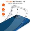ivoler Case Compatible with iPhone 12 Pro, Compatible with iPhone 12, with 3 Pack Tempered Glass Screen Protector