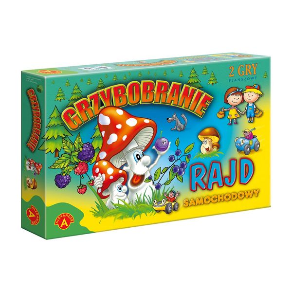 Grzybobranie, Rajd samochodowy - 2 gry [GRA]