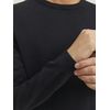 JACK & JONES Men’s Knitted Jumper, Plain Knitted Jumper, black