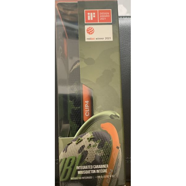 JBL CLIP 4 DIFFUSORE BLUETOOTH PORTATILE 4.2W WATERPROOF IP67 SQUAD CAMOUFLAGE