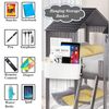 Rixotix Hanging Storage Basket with Detachable Hooks - Bed Organizer