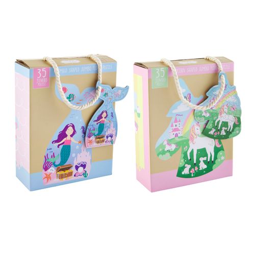 Mud Pie Kids Mermaid Magical Shaped Puzzle