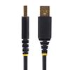 StarTech.com 1ft/30cm USB to Serial Adapter Cable, COM Retention, FTDI, USB-A to DB9 RS232, Interchangeable DB9 Nuts/Screws