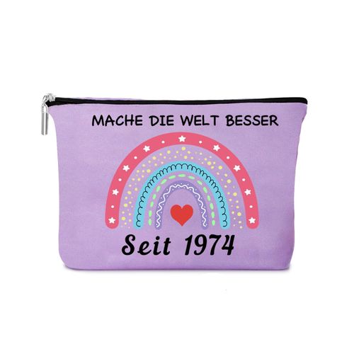 Regalo 50° compleanno donna – borsa di compleanno viola regalo per 50° compleanno donna regalo personalizzato per 50° compleanno per una fidanzata, figlia