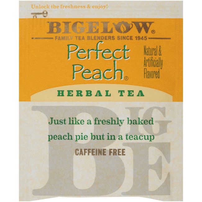 Perfect Peach Herbal Tea - Case of 6 boxes- total of 120 teabags